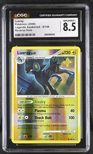 CGC 8.5 Luxray 8/146 Reverse Holo Legends Awakened Pokémon Card