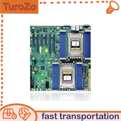 TTY T1DEEP E-ATX SP3 Motherboard Support AMD EPYC 7002/7003 Rome/Milan CPU New