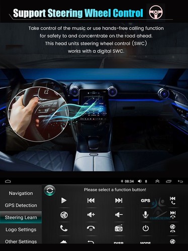 For Porsche 911 997 2005-2008 Android14 BT CarPlay Car Stereo Radio GPS Sat Nav - Foto 12 di 23
