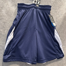 NWT Champro Youth size M Reversable Navy White Athletic Shorts 10.5'' w 17'' l
