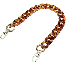 Quluxe 15" Short Thick Resin Purse Bag Handle Shoulder Strap Replaceme