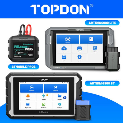 TOPDON OBD2 Scanner Bundle AD900BT AD900Lite Battery Tester Full System Scanner