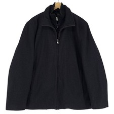 Calvin Klein Cappotto Corto Uomo Classico Invernale Lana Grigio Hc9 Taglia L