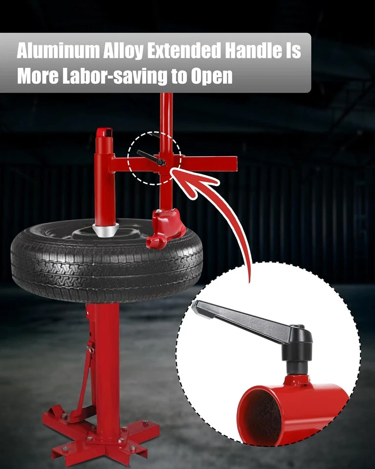 Комплект ручной смены шин утиная головка с серебристым конусом подходит для большинства автомобильных шин - Изображение 3 из 4