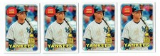4 Card Lot of Aaron Judge 2018 Topps Heritage Baseball Cards #25 Yankees MVP