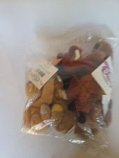 Vintage Disney Store 8" Bean Bag Plush Lion King 4 Characters Factory Sealed Bag