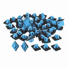 50 Pcs Plastic Side Molding and Door Trim Clips Fits Santa Fe and Sportage