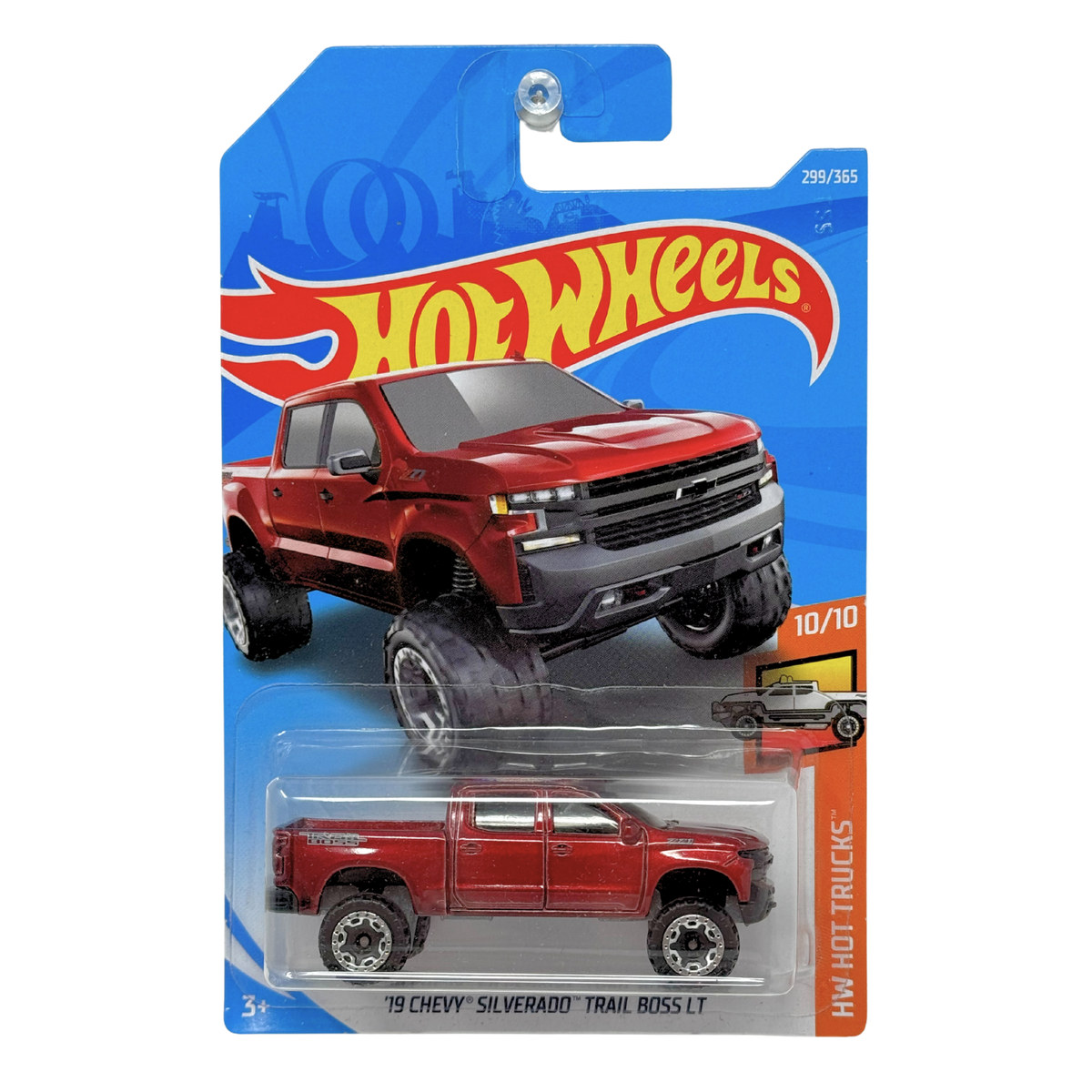 Hot Wheels HW Hot Trucks 2019 Chevy Silverado Trail Boss LT 1:64