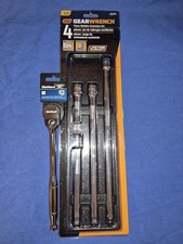 New Gearwrench 3/8 Drive Wobble Extension Set + Diehard Long Handle Ratchet