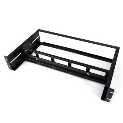 Startech IT ADJDINKIT Rack Mount DIN Rail Kit - Black Steel