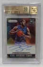 2015 Panini Prizm #RSKAT Karl Anthony Towns Rookie Autographs Pristine BGS 10