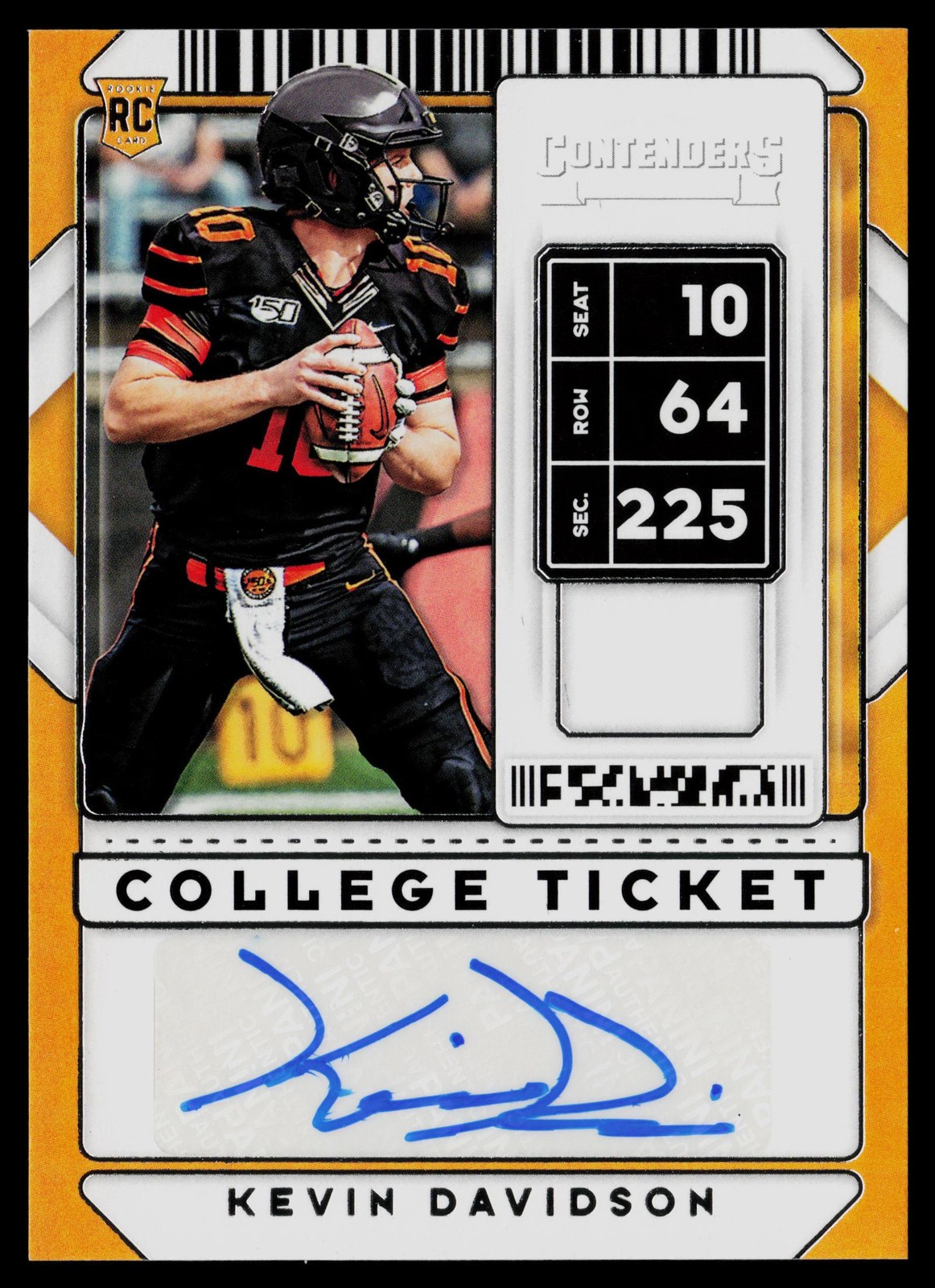 2020 Panini Contenders Draft Picks #301 Kevin Davidson