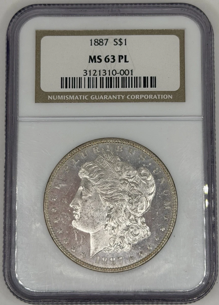 MS 63 Graded 1887 Year Morgan US Dollars (1878-1921) for sale | eBay