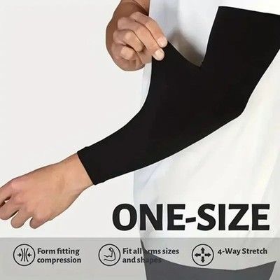 3/5 Paar Cooling Arm Sleeves Cover UV Sonnenschutz Outdoor Sport Herren Damen