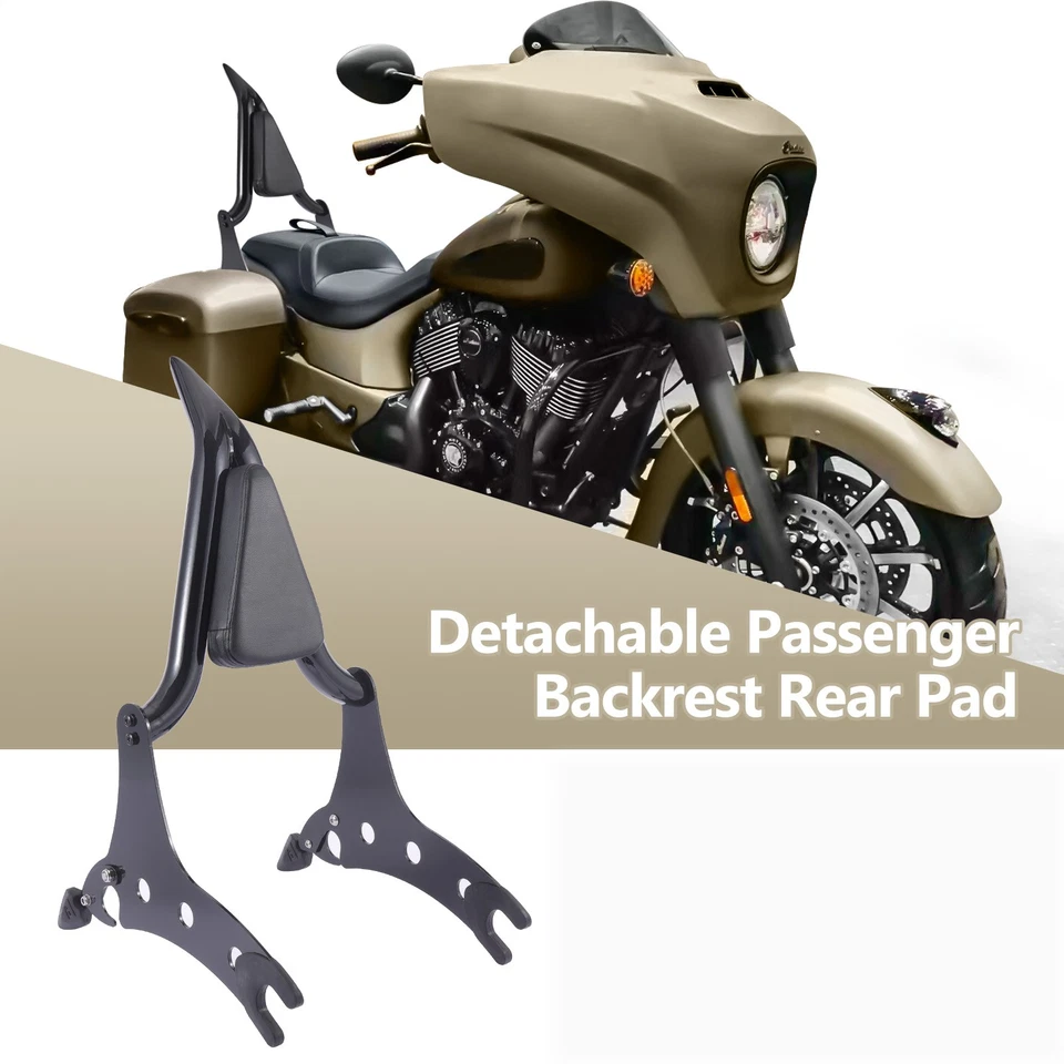 Sissy bar Backrest for Indian Challenger/Chieftain/Roadmaster 2014-2023 2024 — 第 2/4 张图片