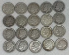 Lot of 20 Roosevelt 90% Silver Dimes Pre 65 Various Years