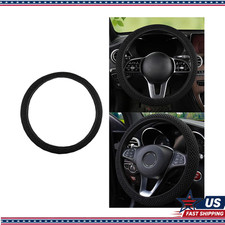 15 Inch Universal Steering Wheel Cover Stretch Elastic Microfiber Icolor Black 15 Inch Universal Steering Wheel Cover Stretch Elastic Microfiber Icolor Black