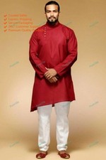 Mens Kurta Traditional Wear Cotton Ethnic Shirt Mens Kurta Shirt tunic Kurta