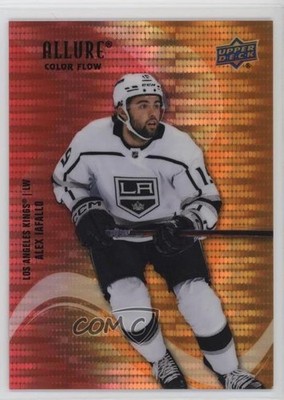 2022 Upper Deck Allure Color Flow Red Orange Spectrum 24/100 Alex Iafallo 18m3