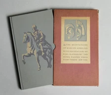 Marcus Aurelius The Meditations ~ Peter Pauper Press 1950s  Paul McPharlin