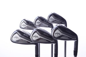 Used Callaway EPIC CF17 Irons 5-PW/AW recoil ES 780 F4 Stiff Graphite