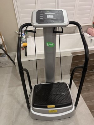 ZAAZ 20-K Oscillating Vibration Platform w/ Handrails, LCD, 8 Programs, 300 lb