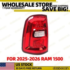 Left Driver Halogen Tail Light Assembly Lamp For 2025-2026 Ram 1500 68531049AA