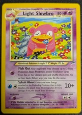 Vintage Pokemon Neo Destiny Light Slowbro 51/105 NM Uncommon Unlimited