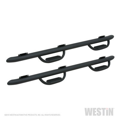 Westin 20 4065 Textured Black Genx Oval Drop Nerf Step Bars Wrangler Jl
