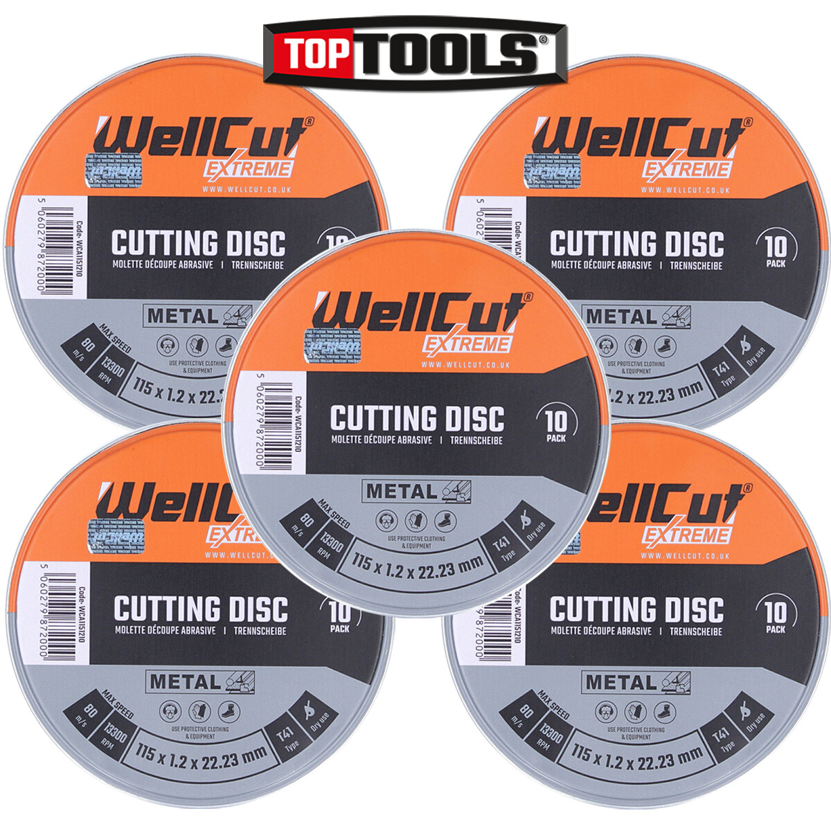 WellCut Diamond blade Profi Continuous 115mm x 22mm Bore 0.23 Thickness 555-1... - Image 10