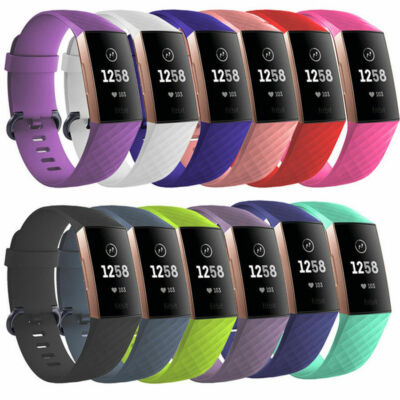 Replacement Strap Bands for Fitbit Charge 3 4 Wristband Silicone ...