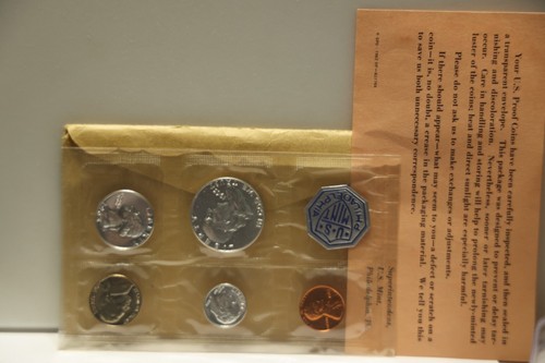 1963 US Silver Proof Set w/ Original Envelope & Papers - Picture 2 of 5