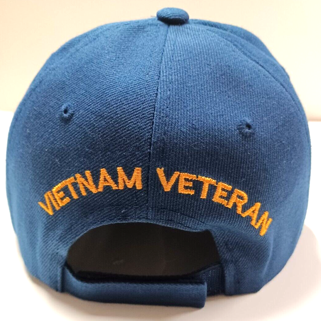 Marina USA Emblema Veterano/Active Duty Cappello Blu Navy (Autorizzato