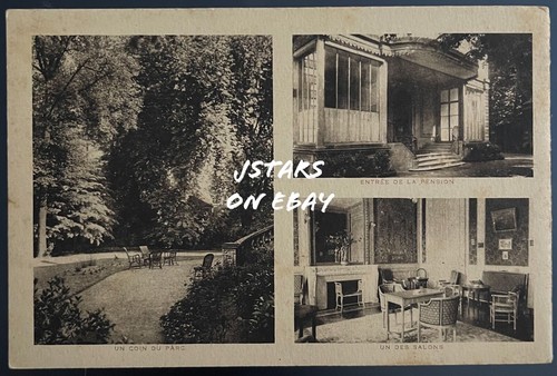 1910s - 1930s TOURS, FRANCE, PENSION DE FAMILLE JACK NOCQUET HOTEL BROCHURE - Picture 3 of 3