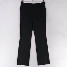 New York  Company 7th Avenue Pants Sz 4 Black White Pinstripe Bootcut Career