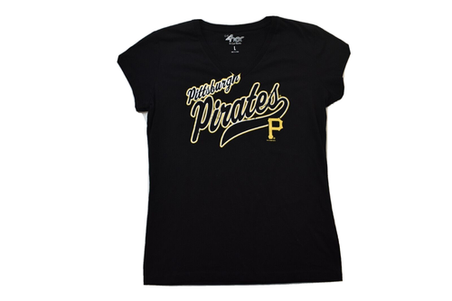 G-III 4 Her By Carl Banks Womens MLB Pittsburgh Pirates Baseball Shirt New L