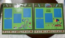 Summer Fun- 2 12 x 12 premade scrapbook pages