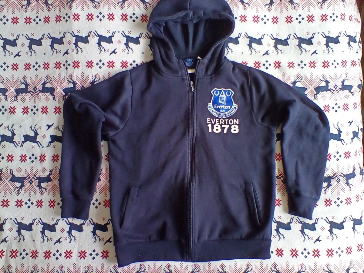 everton zip up hoodie
