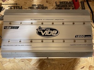日曜日まで値下げ‼️Lanzar vibe 2chアンプ最大2400w 日曜日まで値下げ‼️Lanzar vibe 2chアンプ最大2400w - メルカリ
