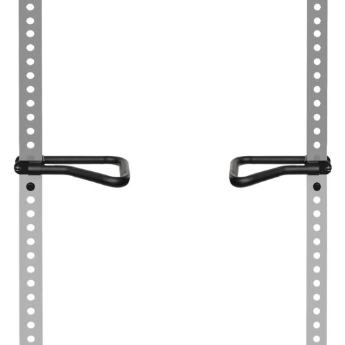 Amstaff Fitness Dip Bar Attachment for Squat & Power Rack Fits 2X2 to 3X3 I