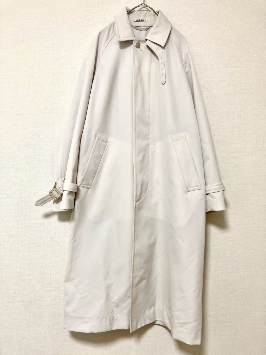 AURALEE Balmacaan Trench Coat Wool Size: 0 | eBay