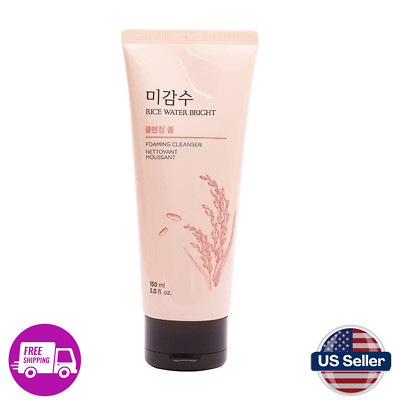 THE FACE SHOP Rice Water Bright Foaming Cleanser with Rice Water - 5fl.oz./150ml