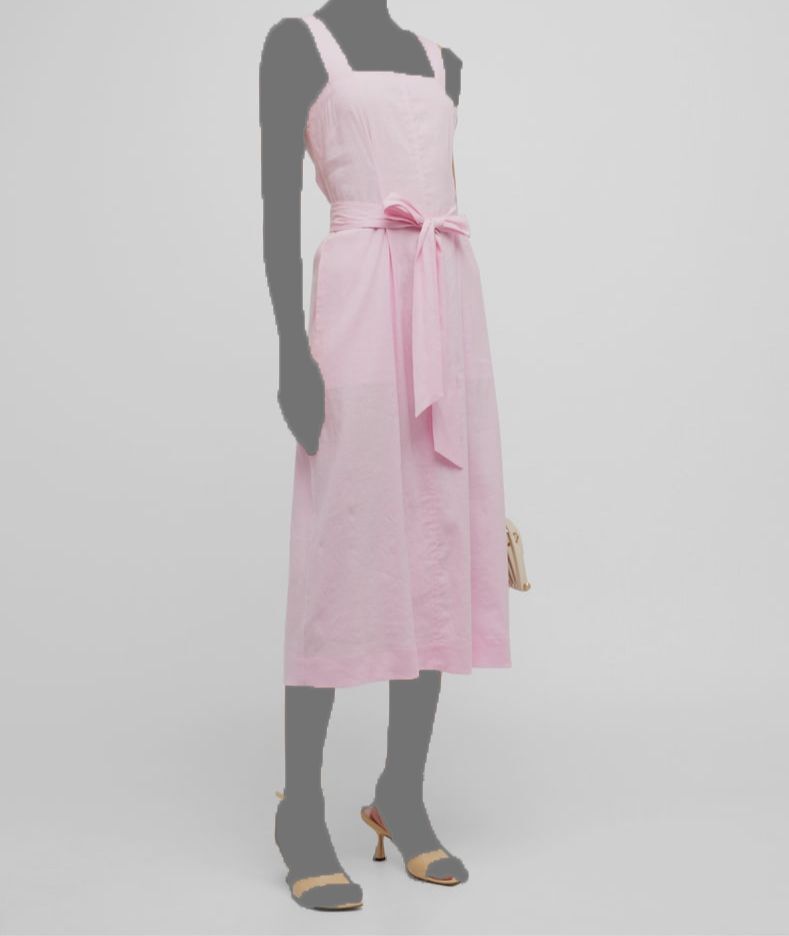 $425 Vince Women's Pink Linen-Blend Square-Neck MIDI Dress Size XL | eBay $425 Vince Women's Pink Linen-Blend Square-Neck MIDI Dress Size XL | eBay