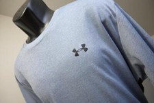 Under Armour Sweatshirt Long Sleeve Pullover Gray Athletic Mens Sz 2XL XXL