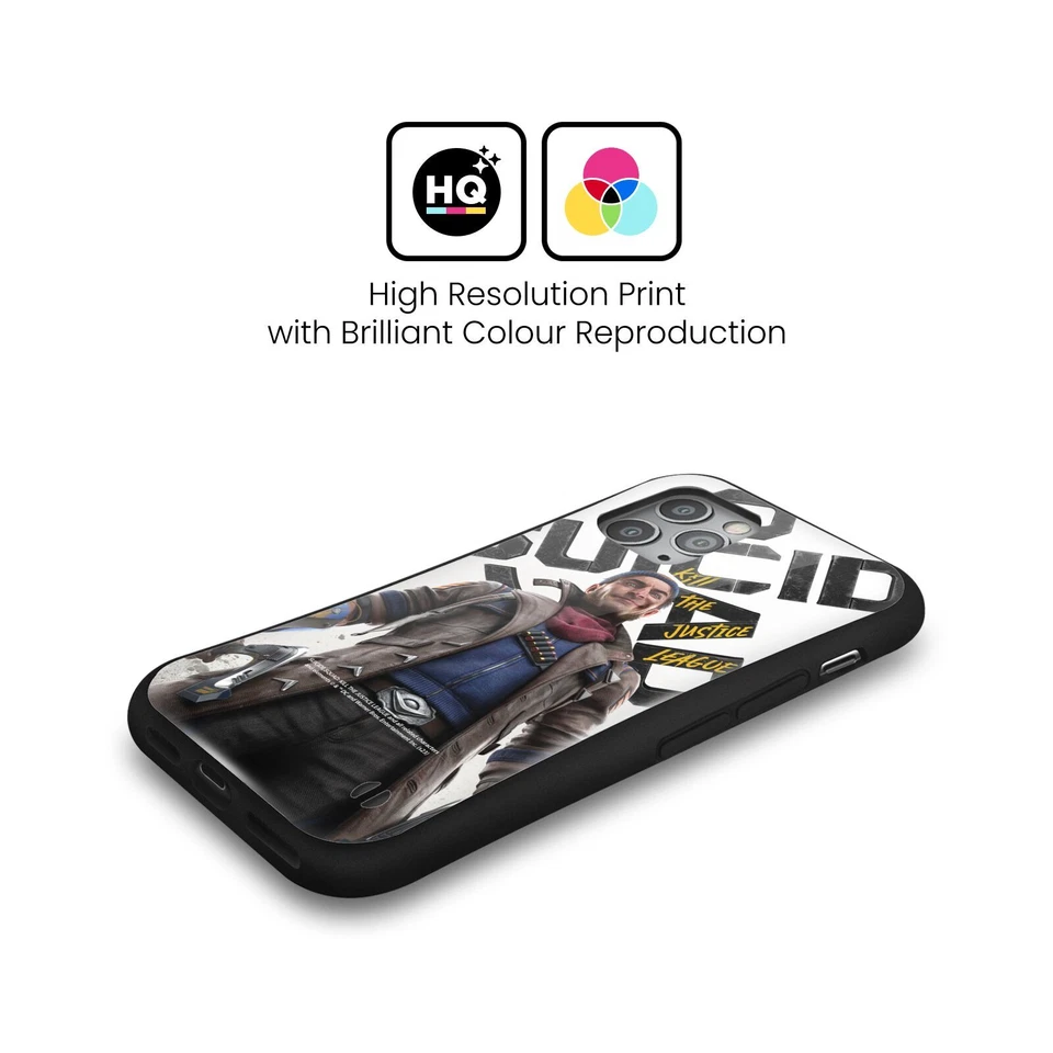 ESCUADRÓN SUICIDA: MATAR A LA LIGA DE LA JUSTICIA ARTE CLAVE FUNDA HÍBRIDA APPLE iPHONES TELÉFONOS Foto 2 de 4