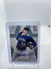 Bryce Miller RC 2023 Topps Update Series Baseball Stars Auto #BSA-BRY Mariners