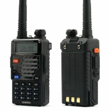 Baofeng UV-5R Plus Walkie Talkie VHF/UHF Dual Band FM Two way Radio + Headset