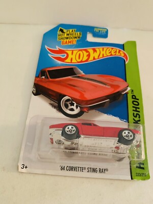 Hot Wheels Workshop '64 Corvette Sting Ray Car Figure (223/250) | eBay