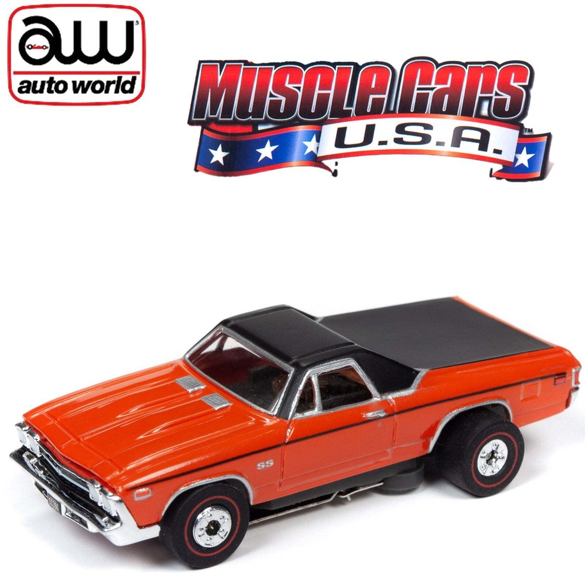 '69 Chevy El Camino, BADMAN,限定hoスロットカー AWC-SC349-3-ORANGE__73531.