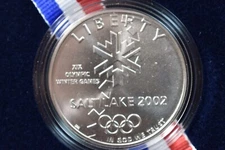 US 2002 P OLYMPIC UNCIRCULATED  $1 -MINT PACKAGING